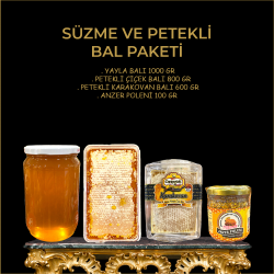 Süzme ve Petekli Bal Paketi